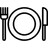 Icône d'assiette