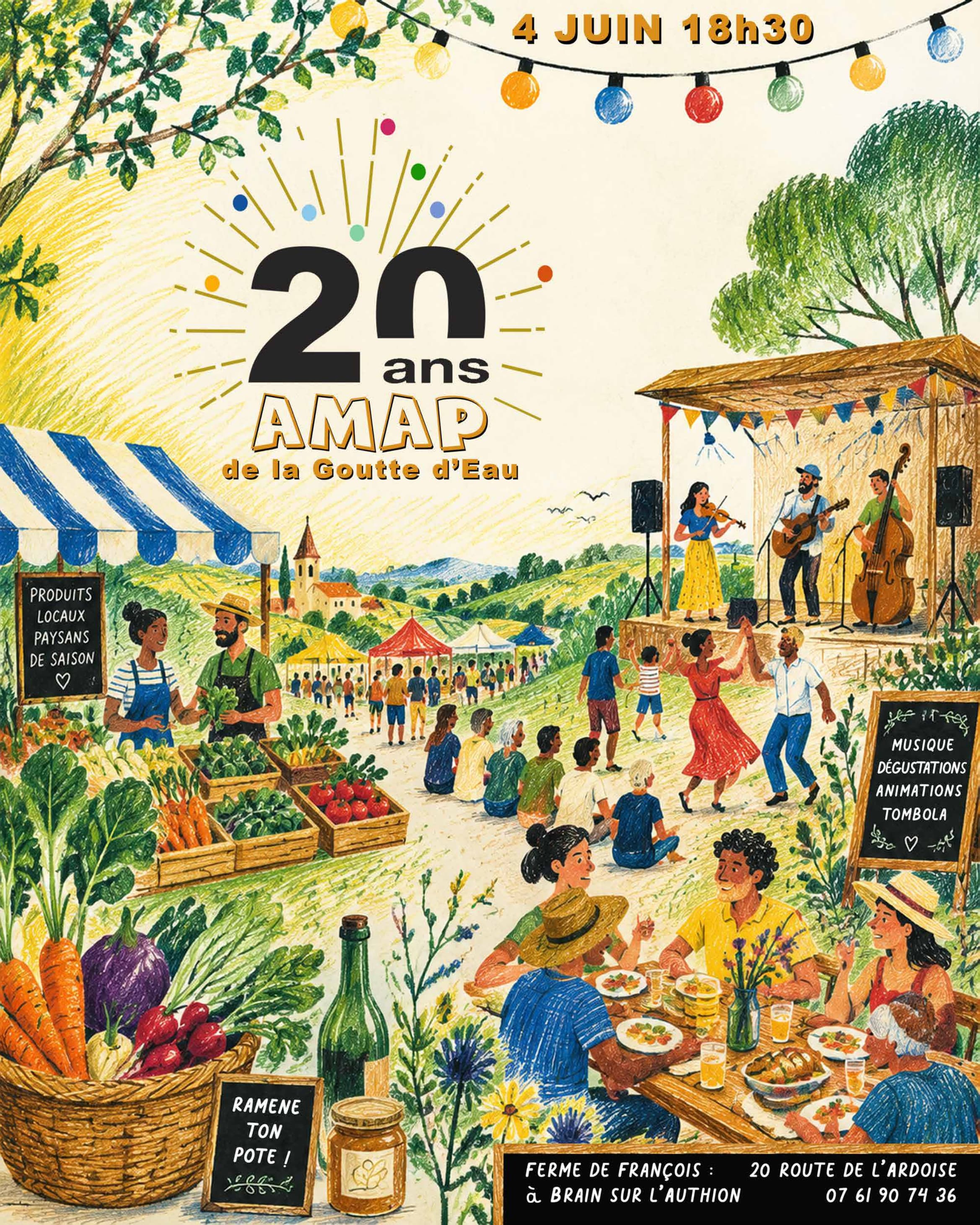 2006-2026 : l'AMAP a 20 ans !